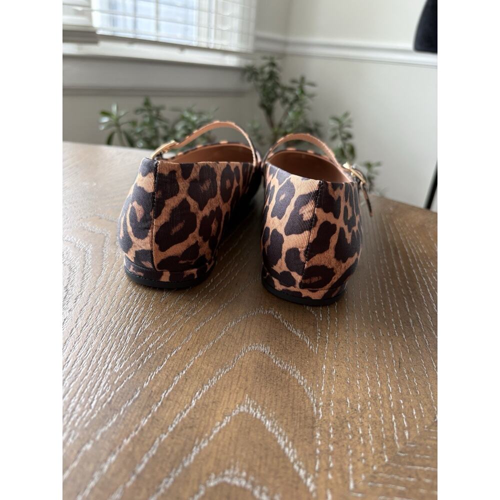Franco Sarto Valie Leopard Print Mary Jane Flats Whimsigoth Mob Wife Office | 8M - Picture 5 of 9